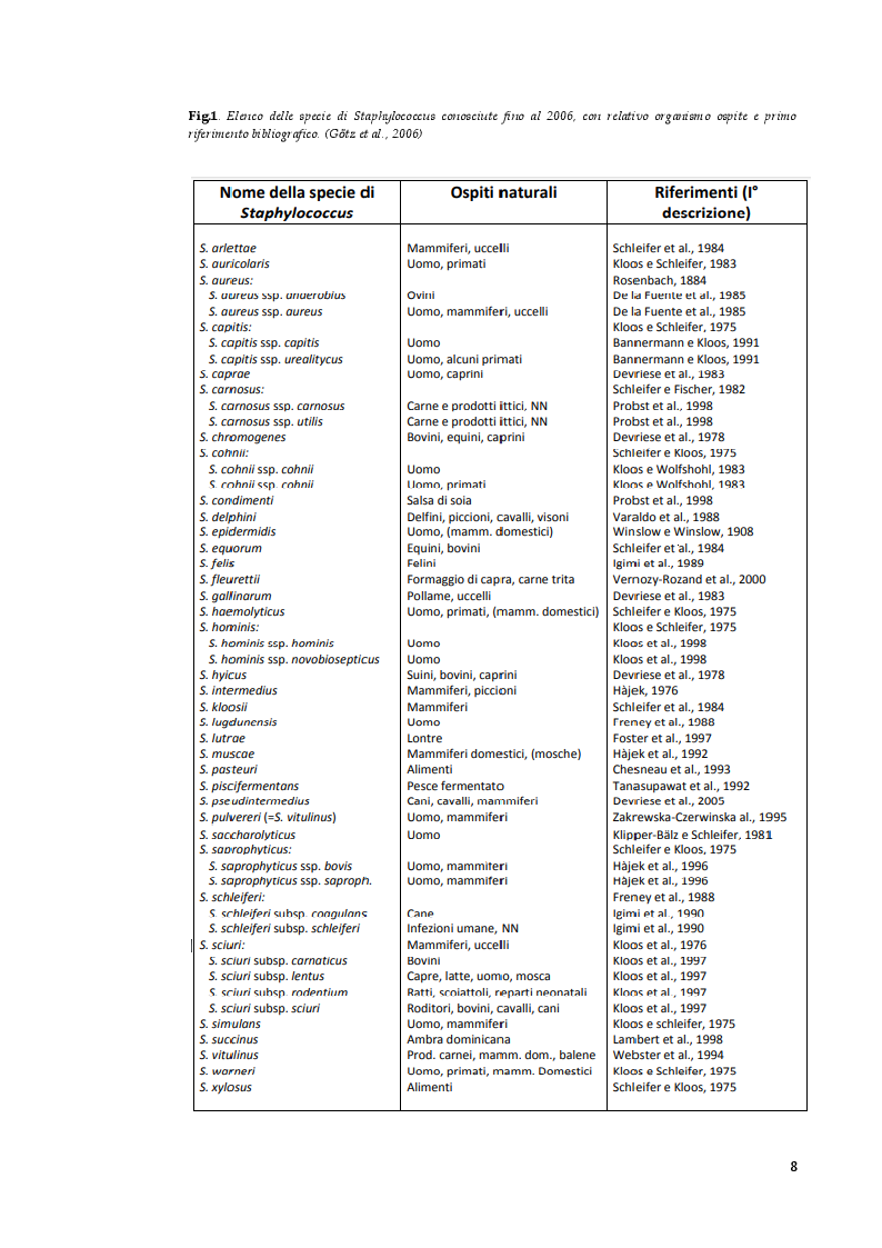 Anteprima della tesi: Staphylococcus arlettae: antibiotico-resistenza e virulenza, Pagina 7