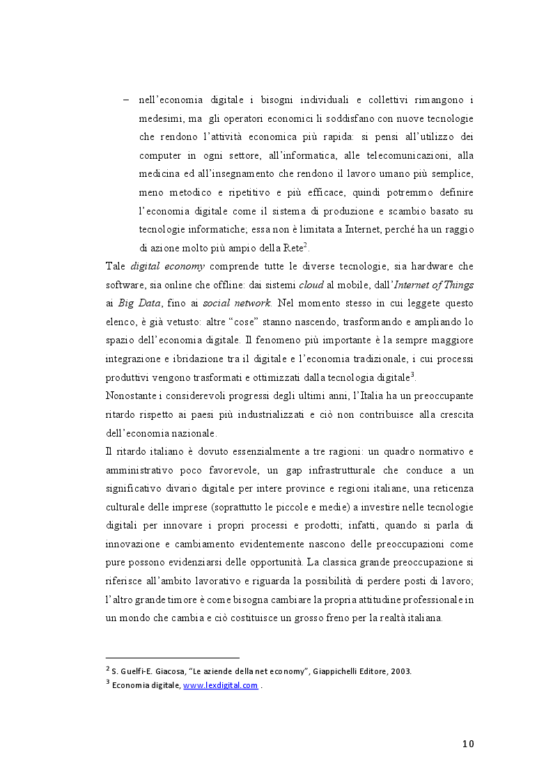 Anteprima della tesi: Tassazione dell'economia digitale: Web Tax e Digital Tax, Pagina 7