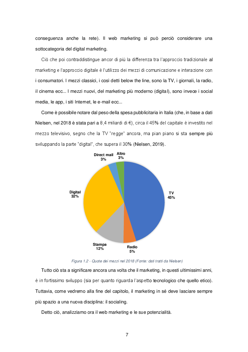 Anteprima della tesi: Web marketing turistico. Analisi digital e social del settore travel: il caso Matera 2019., Pagina 6