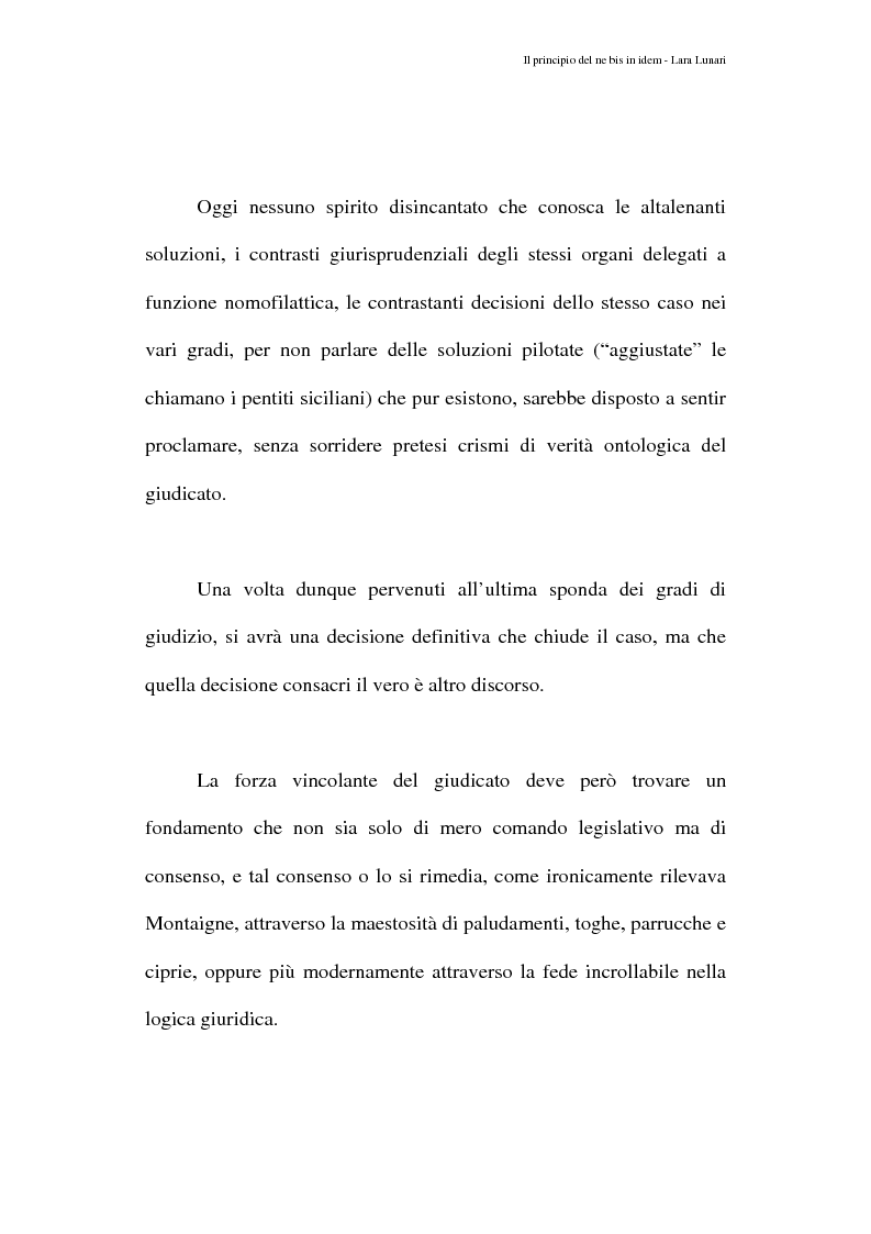 Anteprima della tesi: Il principio del ne bis in idem e il giudicato penale, Pagina 3