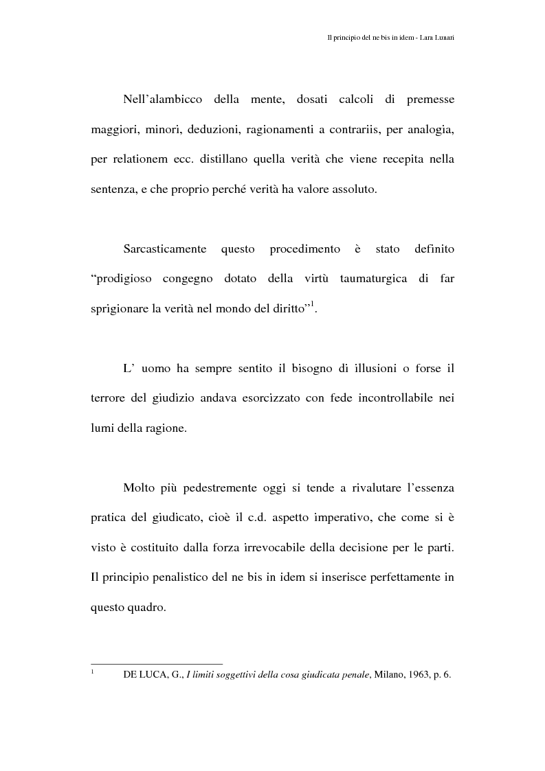 Anteprima della tesi: Il principio del ne bis in idem e il giudicato penale, Pagina 4