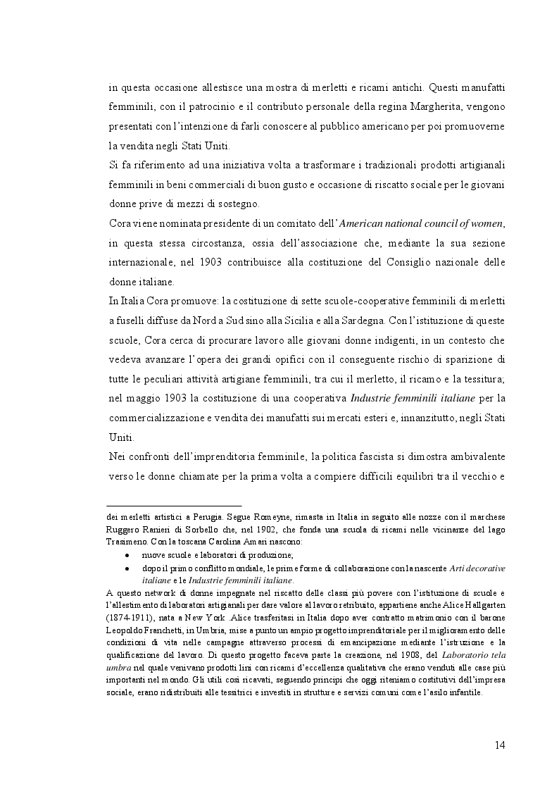 Estratto dalla tesi: L’Imprenditorialità femminile, dalla diversità di genere alle pari opportunità: un’analisi empirica