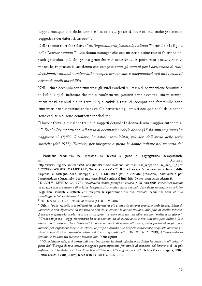 Anteprima della tesi: L’Imprenditorialità femminile, dalla diversità di genere alle pari opportunità: un’analisi empirica, Pagina 4
