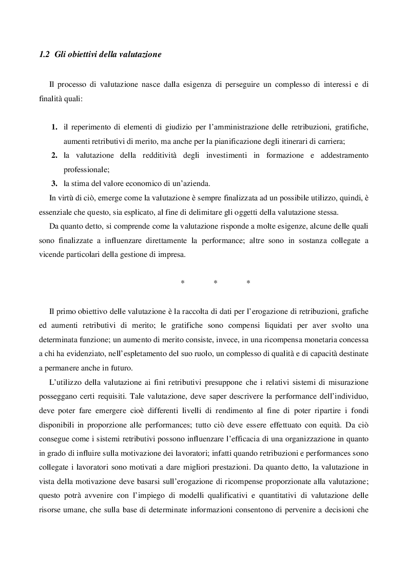 Anteprima della tesi: Il Capitale Umano nella valutazione del Capitale Economico e del Capitale di Funzionamento, Pagina 7