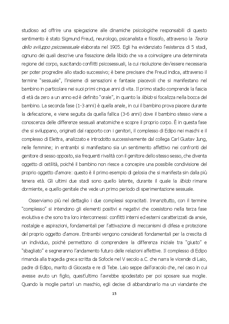 Anteprima della tesi: Nuances de jalousie: evoluzione di un sentimento che può condurre al femminicidio, Pagina 6