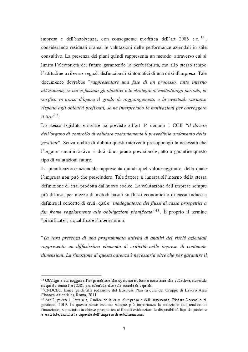 Anteprima della tesi: I principi di redazione dei piani di risanamento, Pagina 8