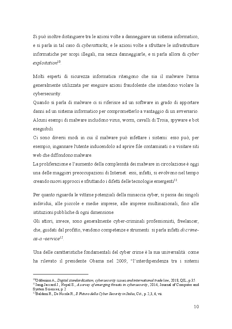 Anteprima della tesi: Gli standard a tutela della Cybersecurity e l'Organizzazione Mondiale del Commercio, Pagina 8