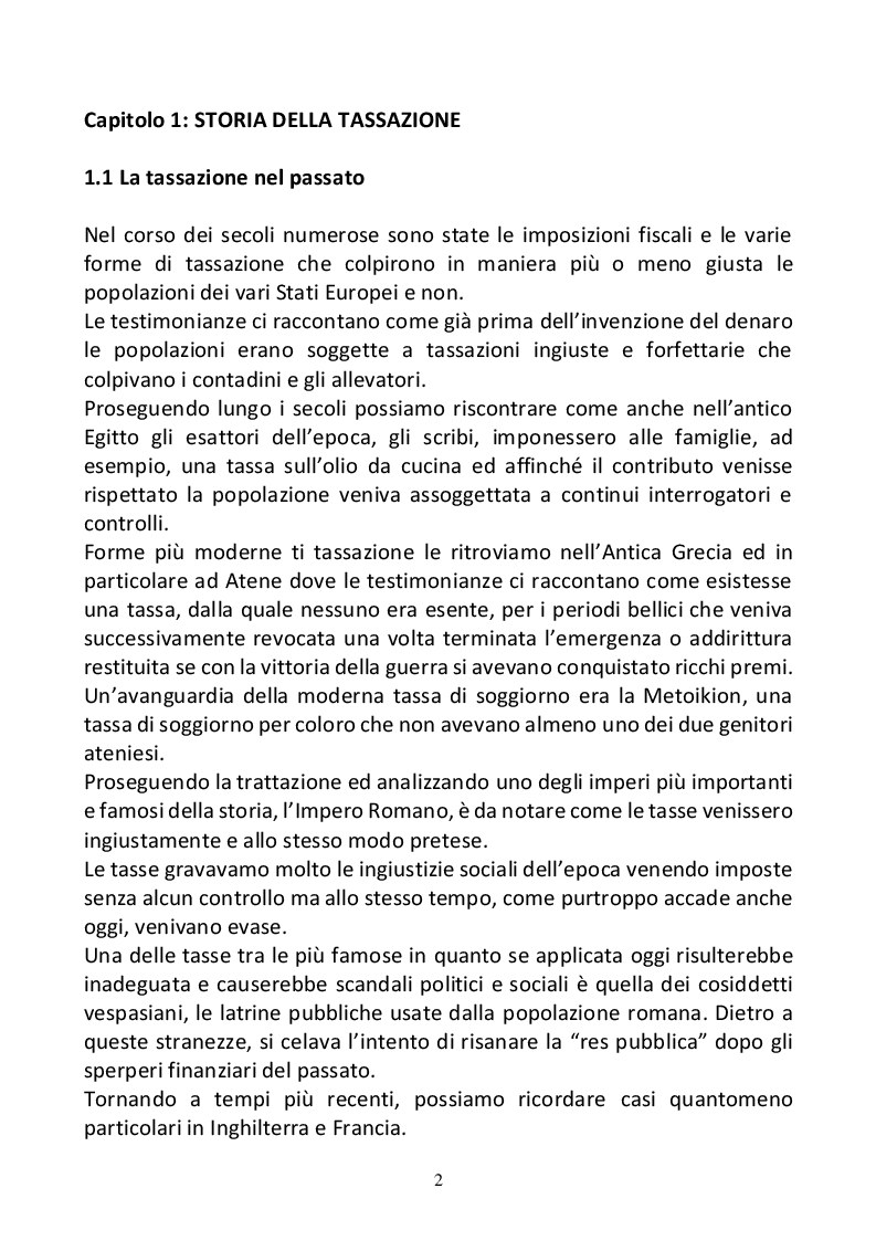 Anteprima della tesi: La tassazione: modelli e previsioni di diverse politiche economiche, Pagina 3