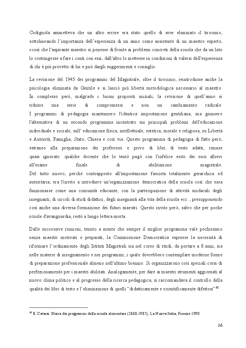 Anteprima della tesi: Le donne insegnanti nella scuola italiana, Pagina 3