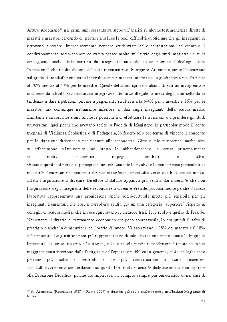 Anteprima della tesi: Le donne insegnanti nella scuola italiana, Pagina 4