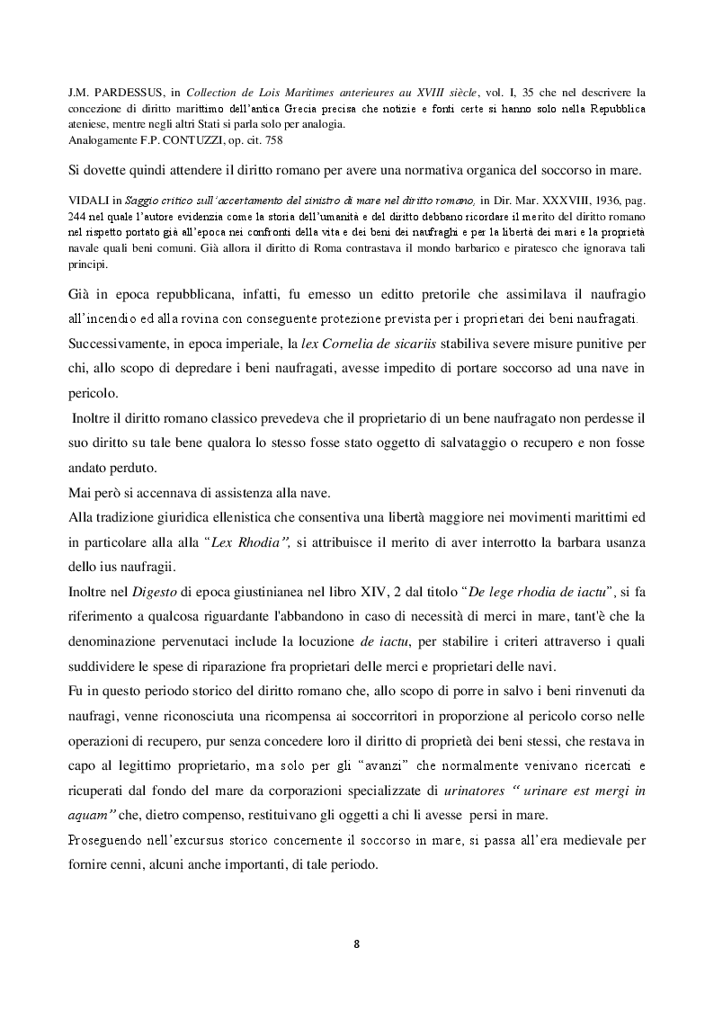 Anteprima della tesi: La disciplina del soccorso in mare: pericolo e tutela dell'ambiente, Pagina 4