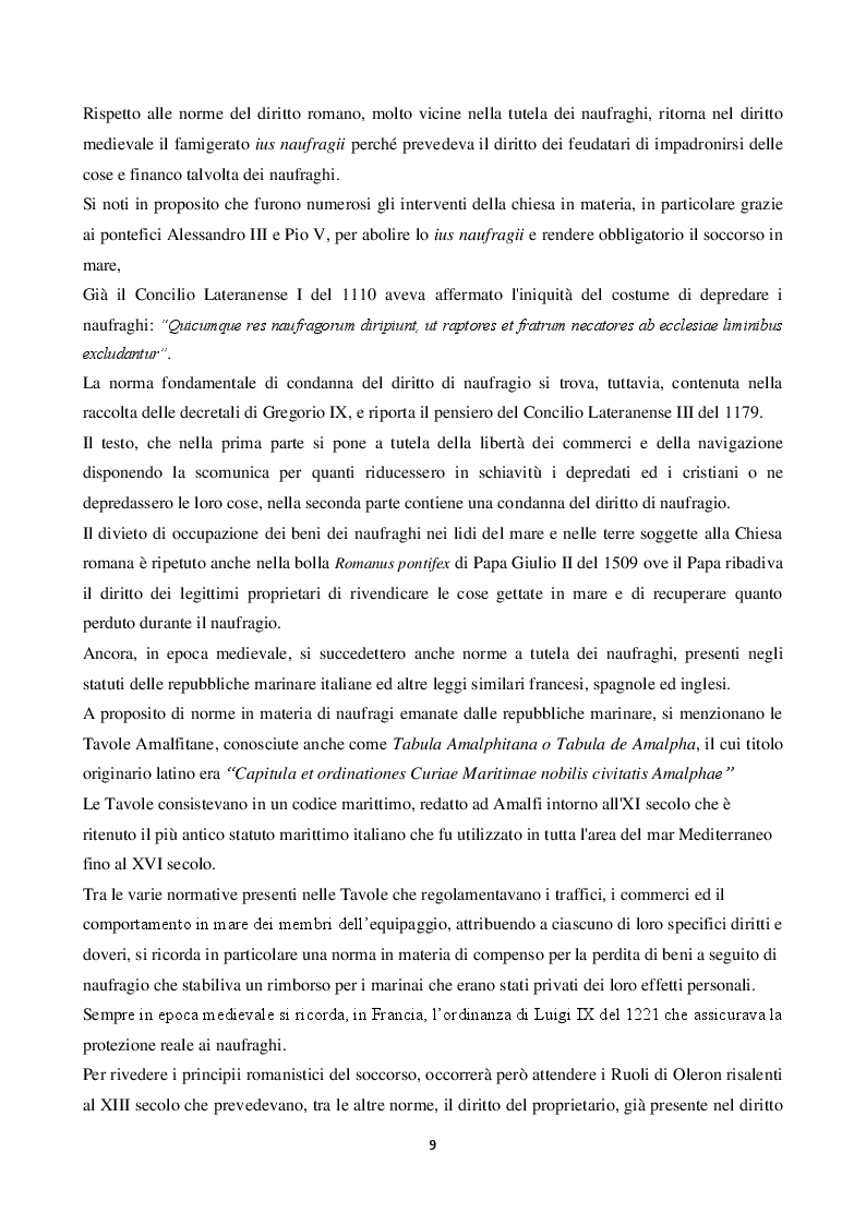 Anteprima della tesi: La disciplina del soccorso in mare: pericolo e tutela dell'ambiente, Pagina 5