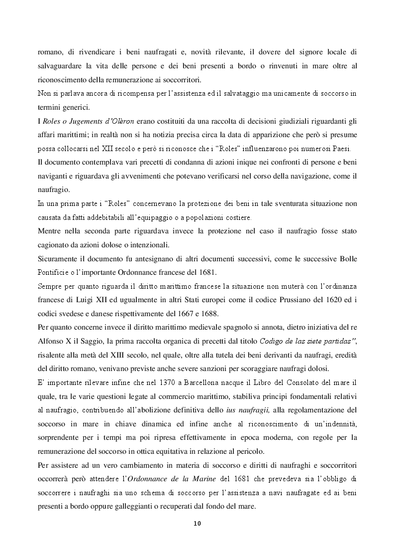 Anteprima della tesi: La disciplina del soccorso in mare: pericolo e tutela dell'ambiente, Pagina 6