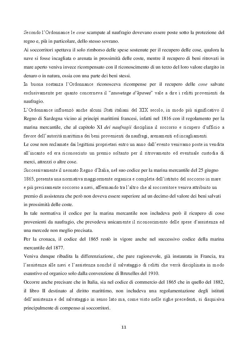 Anteprima della tesi: La disciplina del soccorso in mare: pericolo e tutela dell'ambiente, Pagina 7