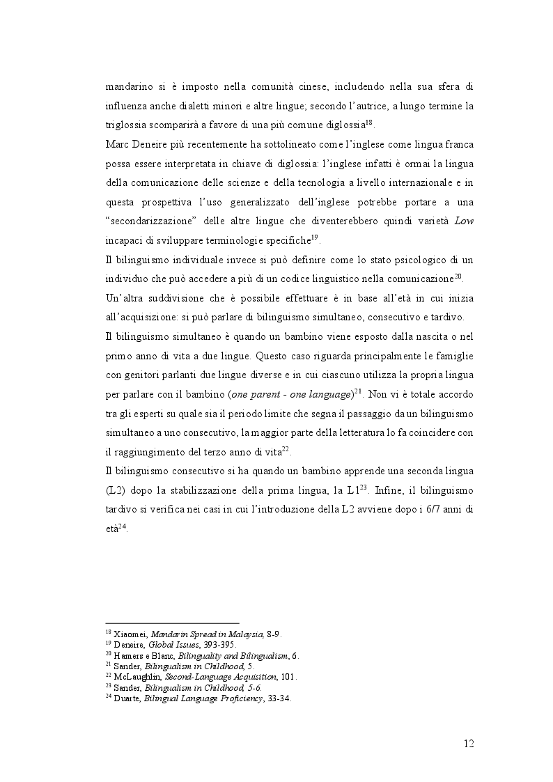 Anteprima della tesi: Istruzione primaria e identità nazionale italiana nell'era delle ''scuole bilingui'', Pagina 4