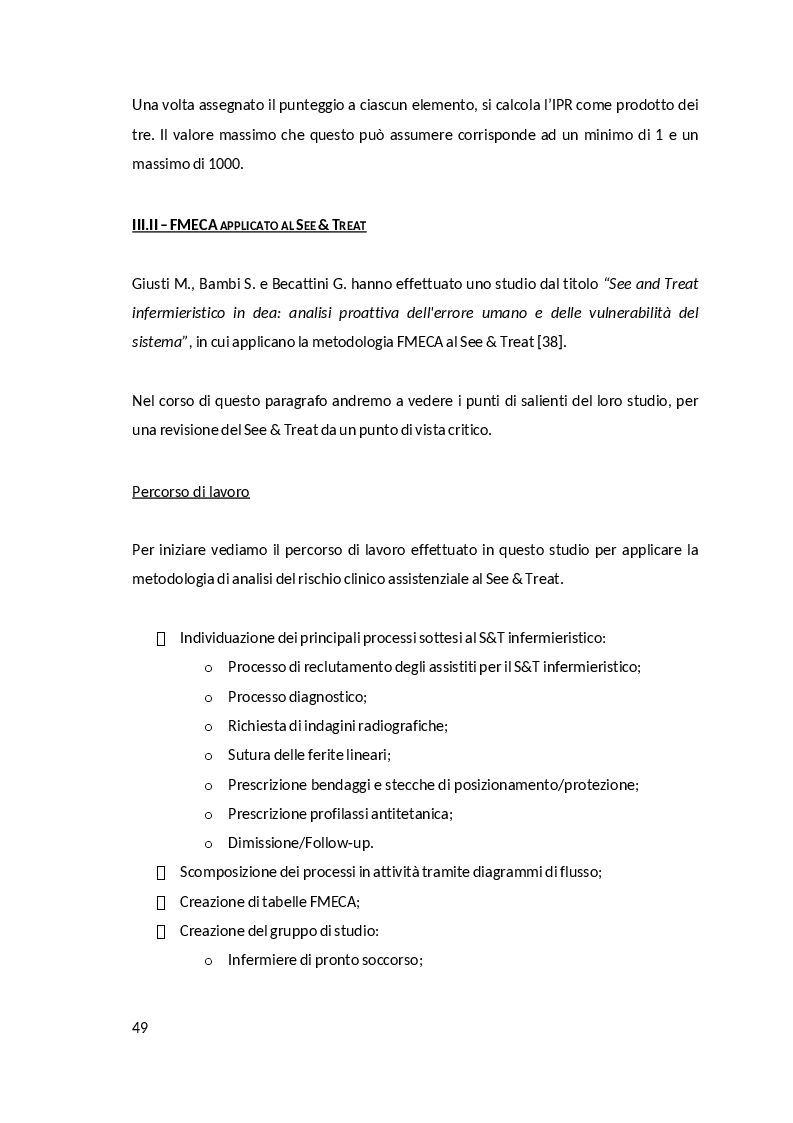 Anteprima della tesi: Il See & Treat in Pronto Soccorso. Uno studio retrospettivo quali-quantativo, Pagina 5