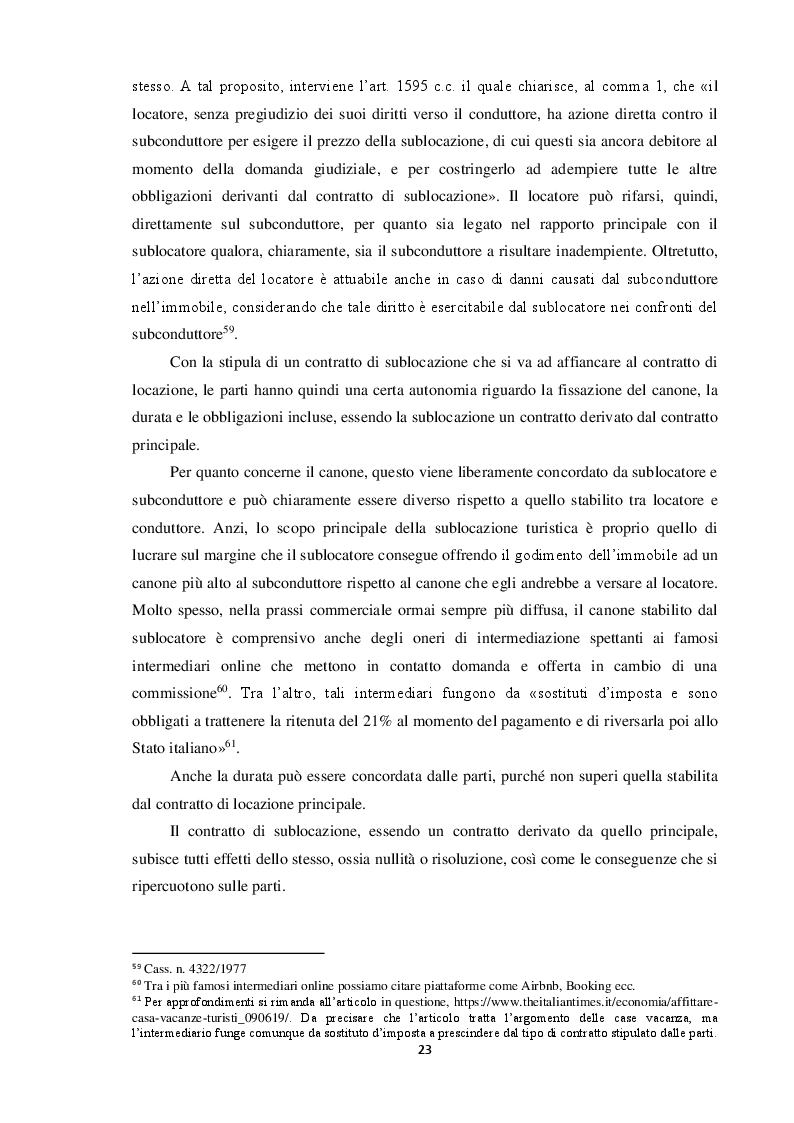 Anteprima della tesi: Locazione e servizi ricettivi in ambito turistico, Pagina 5