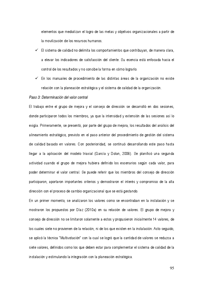Anteprima della tesi: La gestión del sistema de calidad basado en valores en los servicios hoteleros, Pagina 11