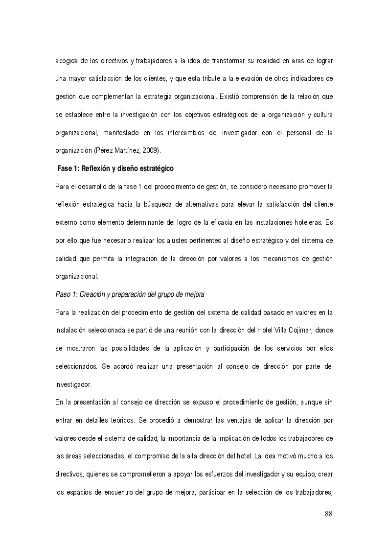 Anteprima della tesi: La gestión del sistema de calidad basado en valores en los servicios hoteleros, Pagina 4