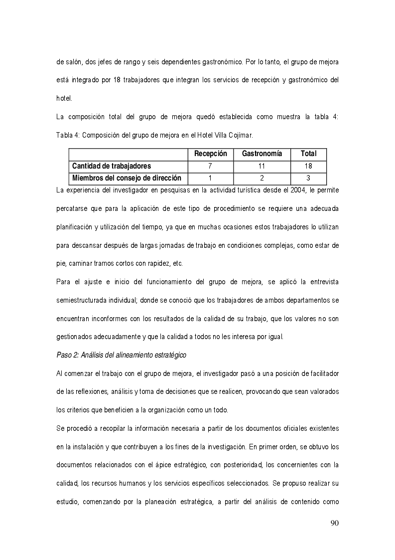 Anteprima della tesi: La gestión del sistema de calidad basado en valores en los servicios hoteleros, Pagina 6