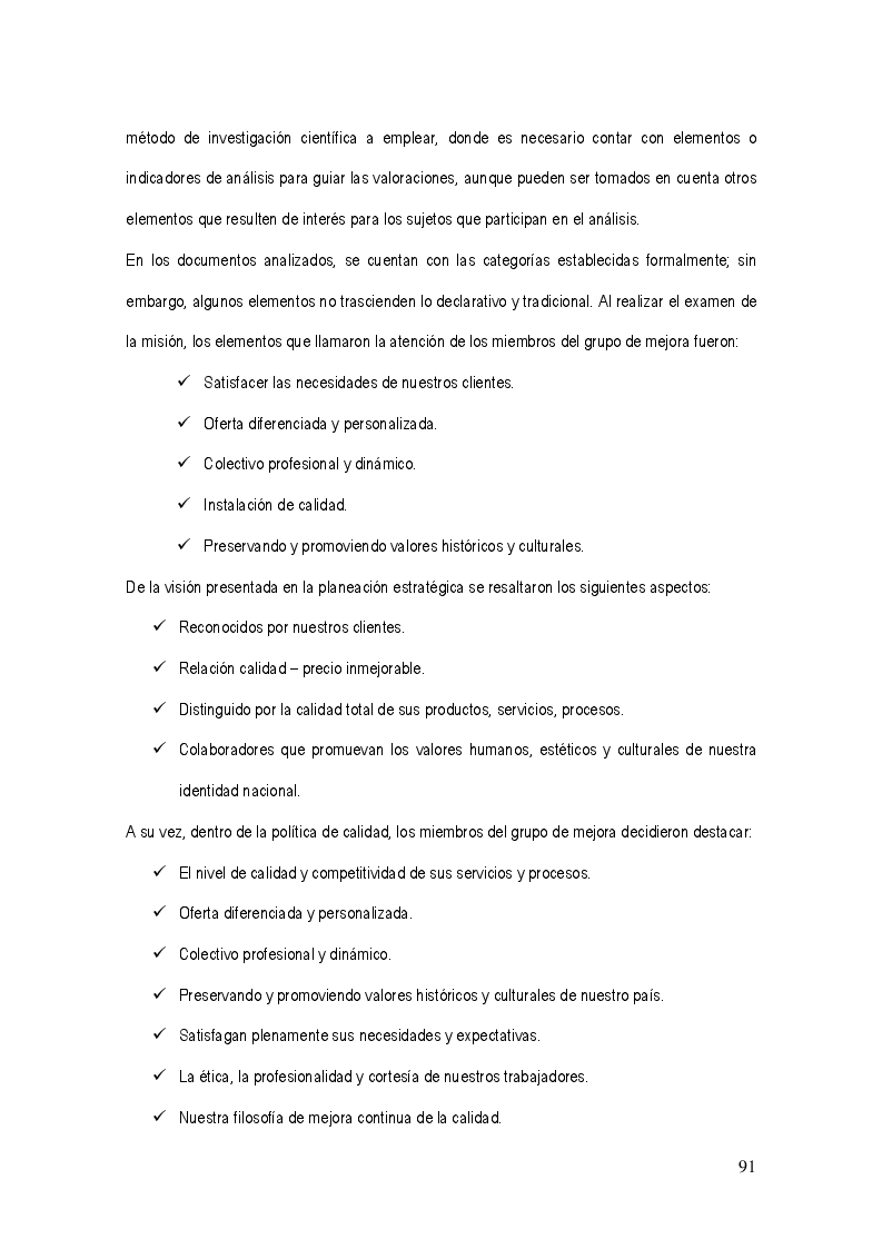 Anteprima della tesi: La gestión del sistema de calidad basado en valores en los servicios hoteleros, Pagina 7