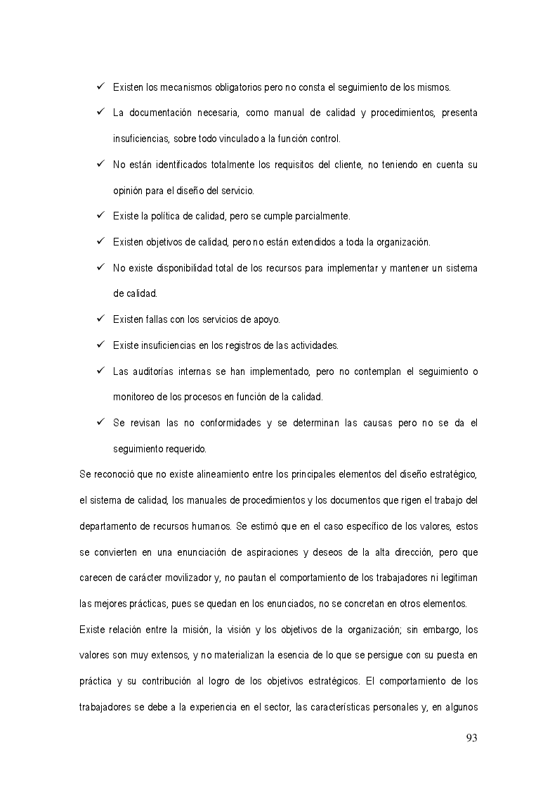 Anteprima della tesi: La gestión del sistema de calidad basado en valores en los servicios hoteleros, Pagina 9