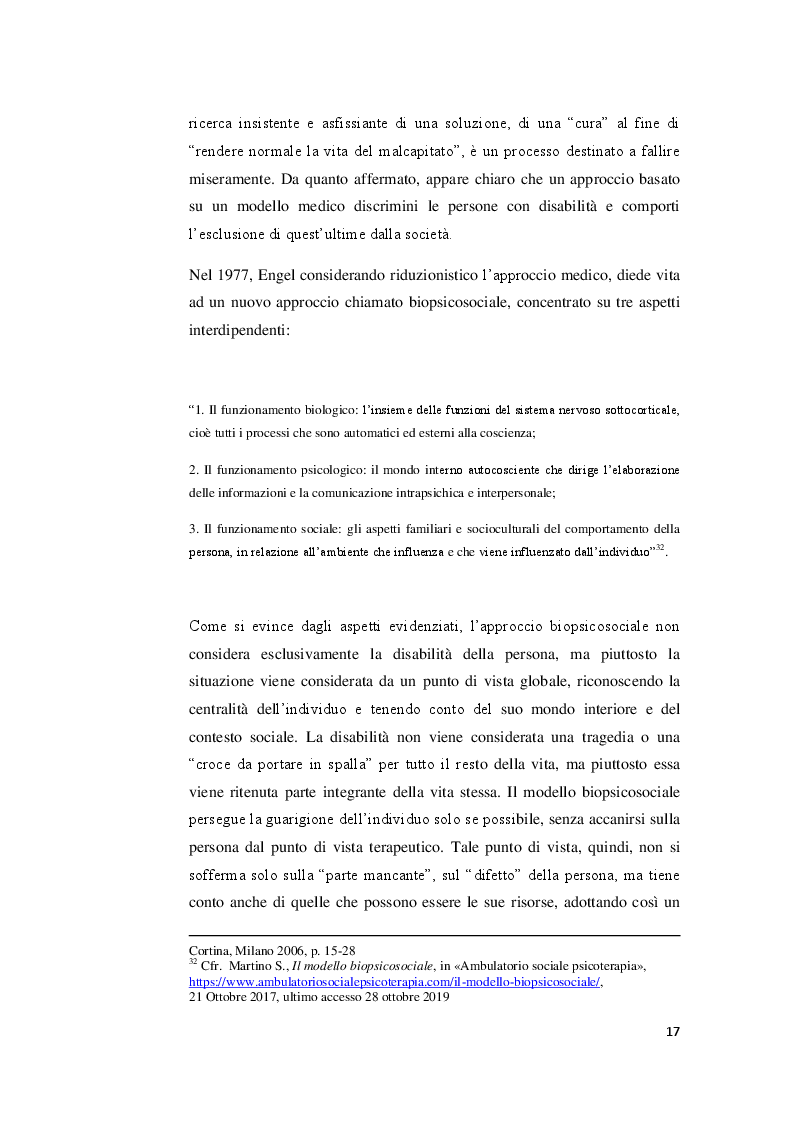 Anteprima della tesi: I valori familiari alla prova della disabilità. Realtà e narrazione cinematografica, Pagina 3