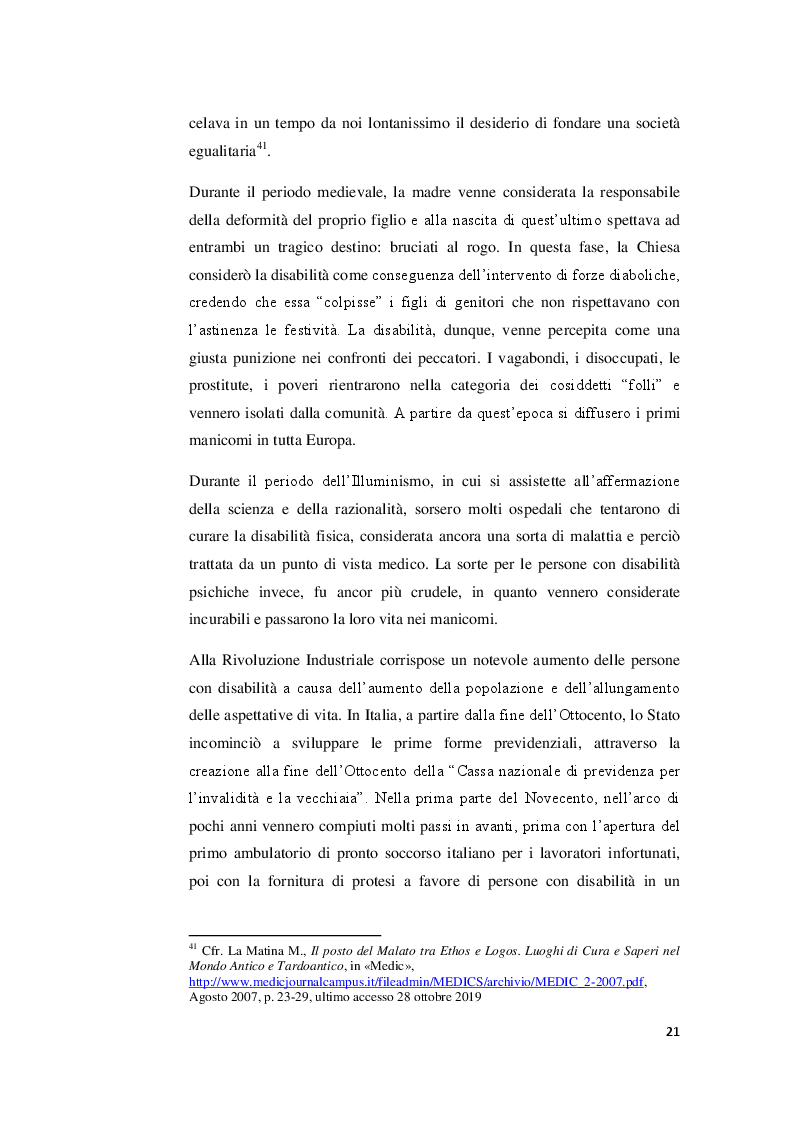 Anteprima della tesi: I valori familiari alla prova della disabilità. Realtà e narrazione cinematografica, Pagina 7