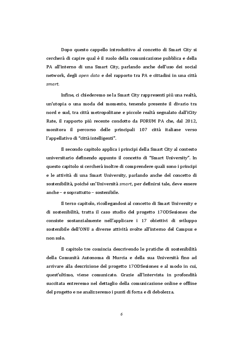 Anteprima della tesi: Smart University - La comunicazione pubblica istituzionale a supporto della sostenibilità nel contesto universitario, Pagina 4