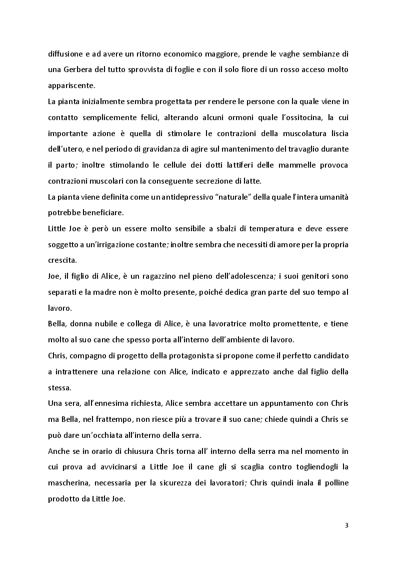 Anteprima della tesi: Little Joe: Mondo vegetale tra fantascienza e realtà, Pagina 5