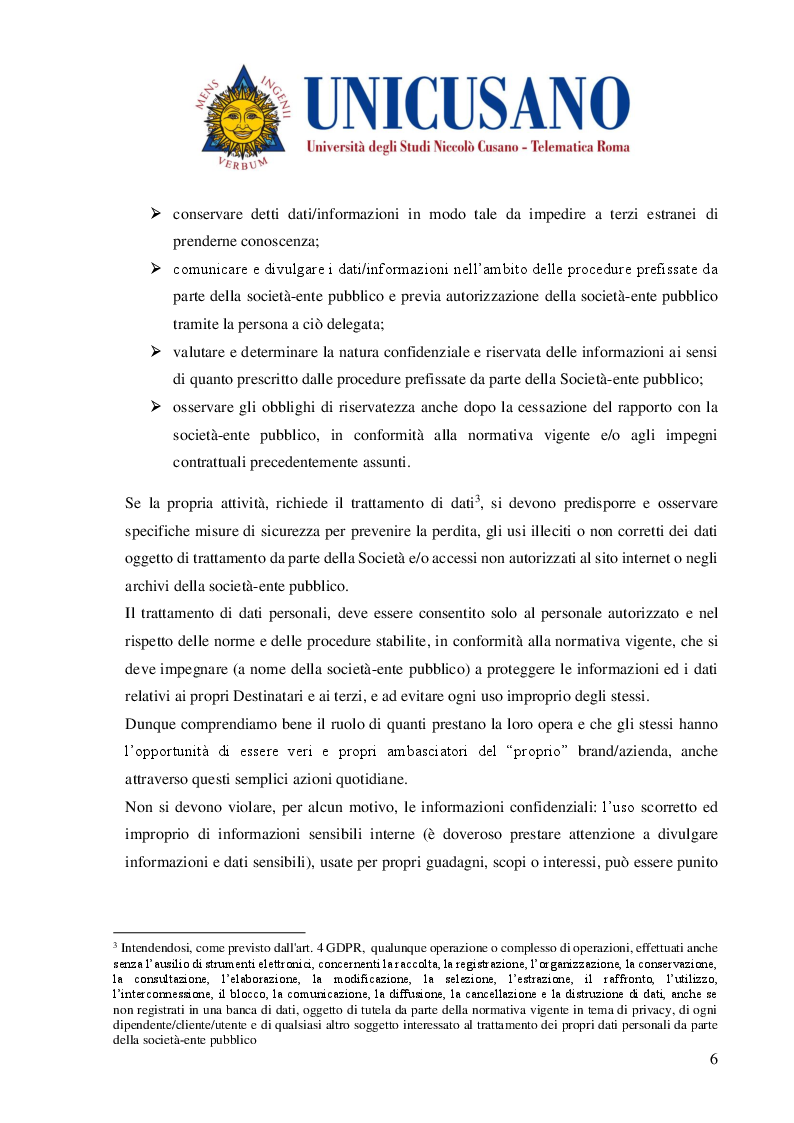 Anteprima della tesi: Cyber Security Compliance e privacy Come fattore reputazionale dell’impresa, Pagina 3