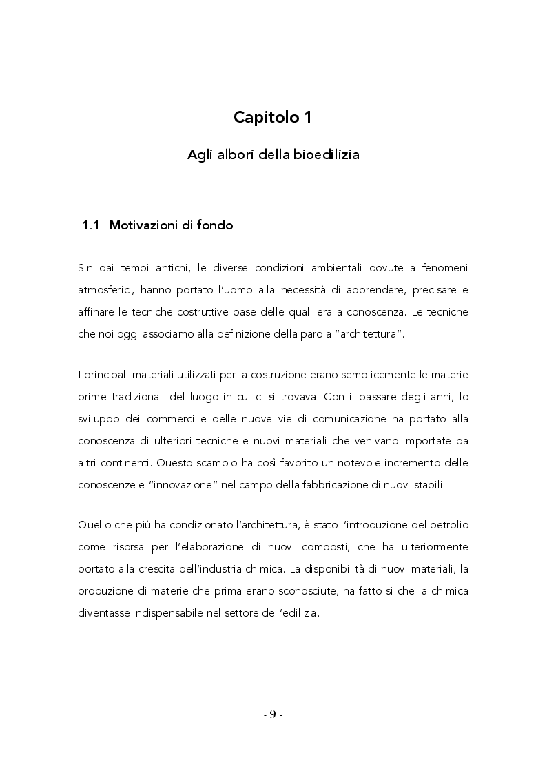 Anteprima della tesi: La bioedilizia come possibile approccio alla riduzione delle problematiche ambientali delle costruzioni, Pagina 4