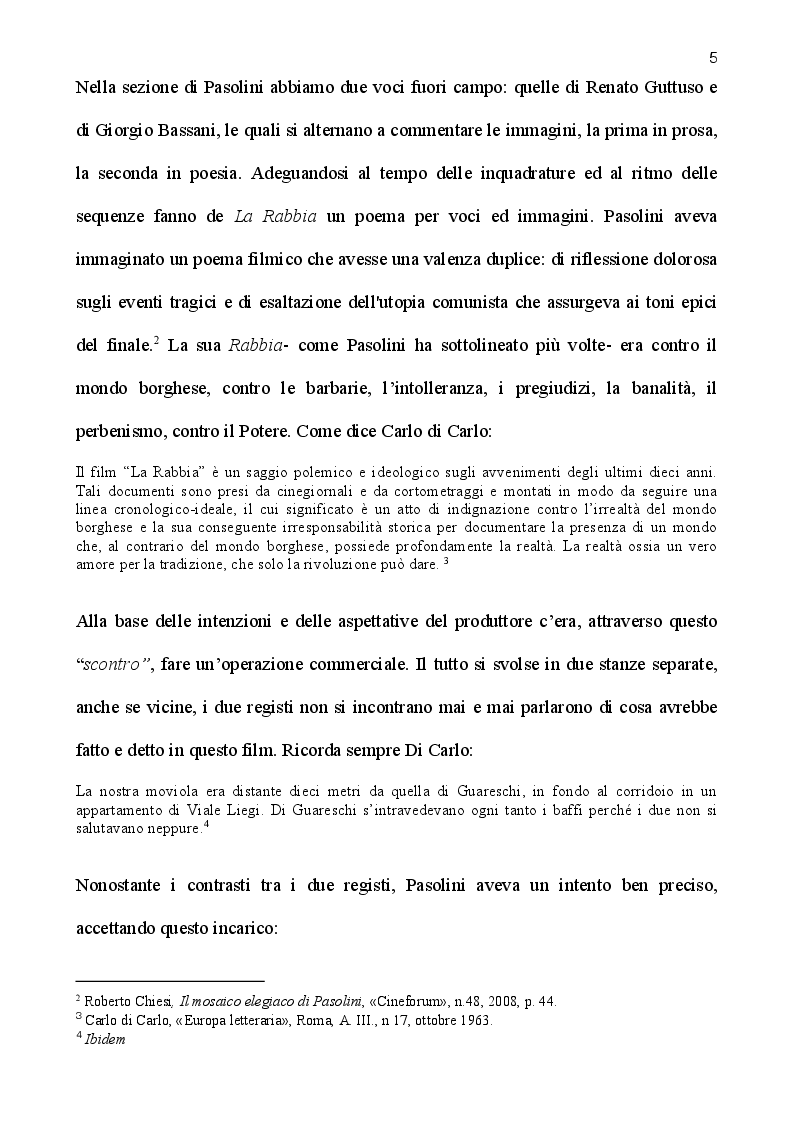 Anteprima della tesi: La rabbia di Pasolini: genesi, restauro ed iconografia di un film sperimentale, Pagina 3