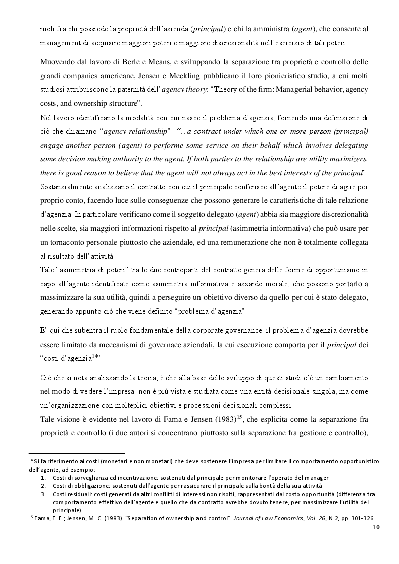 Estratto dalla tesi: La Diversity nel Board: analisi dell'impatto sulla performance aziendale nella Zona Euro
