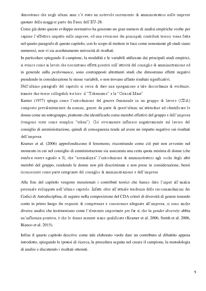 Anteprima della tesi: La Diversity nel Board: analisi dell'impatto sulla performance aziendale nella Zona Euro, Pagina 5