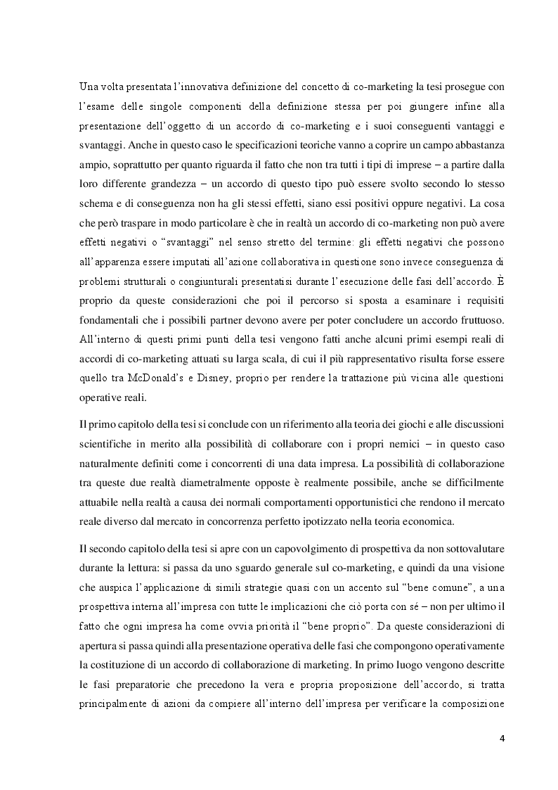 Anteprima della tesi: Il co-marketing: metodologia del marketing del cambiamento, Pagina 3