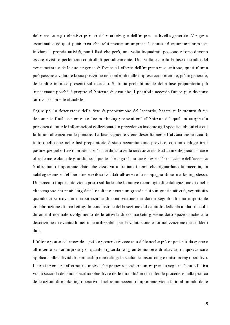 Anteprima della tesi: Il co-marketing: metodologia del marketing del cambiamento, Pagina 4