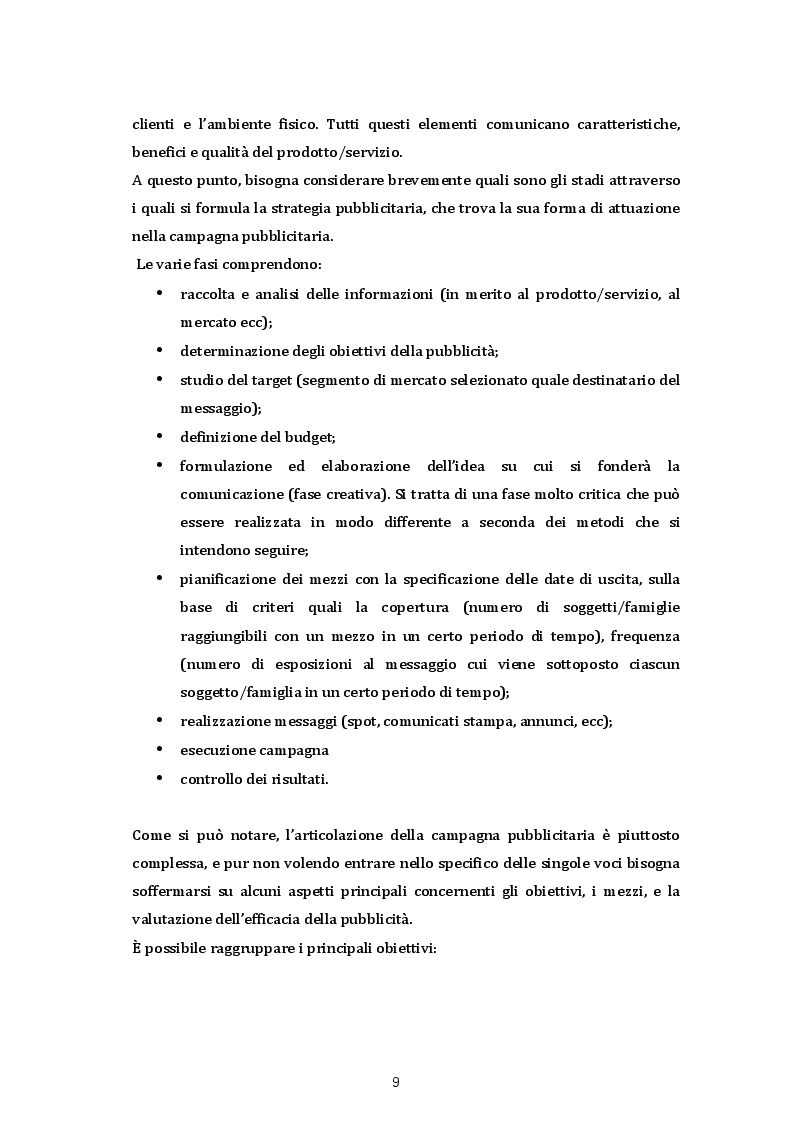 Anteprima della tesi: Le strategie di comunicazione sul punto vendita: Il caso SISA Centro Sud s.p.a, Pagina 4