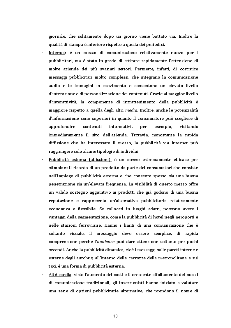 Anteprima della tesi: Le strategie di comunicazione sul punto vendita: Il caso SISA Centro Sud s.p.a, Pagina 8