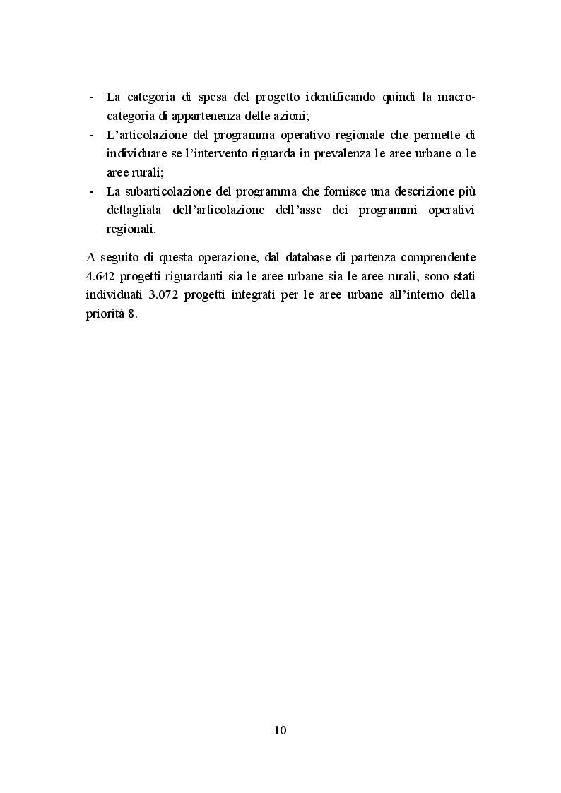 Anteprima della tesi: La politica di coesione europea per le aree urbane: attuazione, impatto e prospettive, Pagina 7