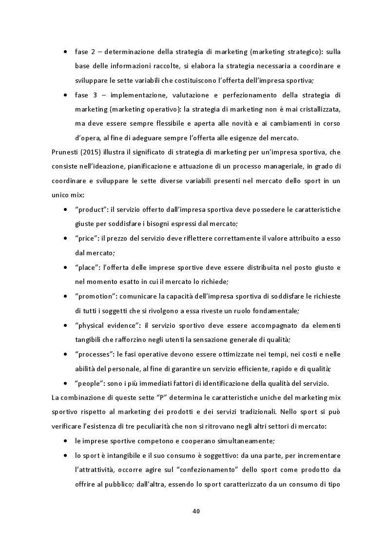 Anteprima della tesi: Prospettive di crescita del Campionato di SuperLega. La necessità di un percorso virtuoso a tre protagonisti: pubblico, società e Lega Pallavolo Serie A, Pagina 7