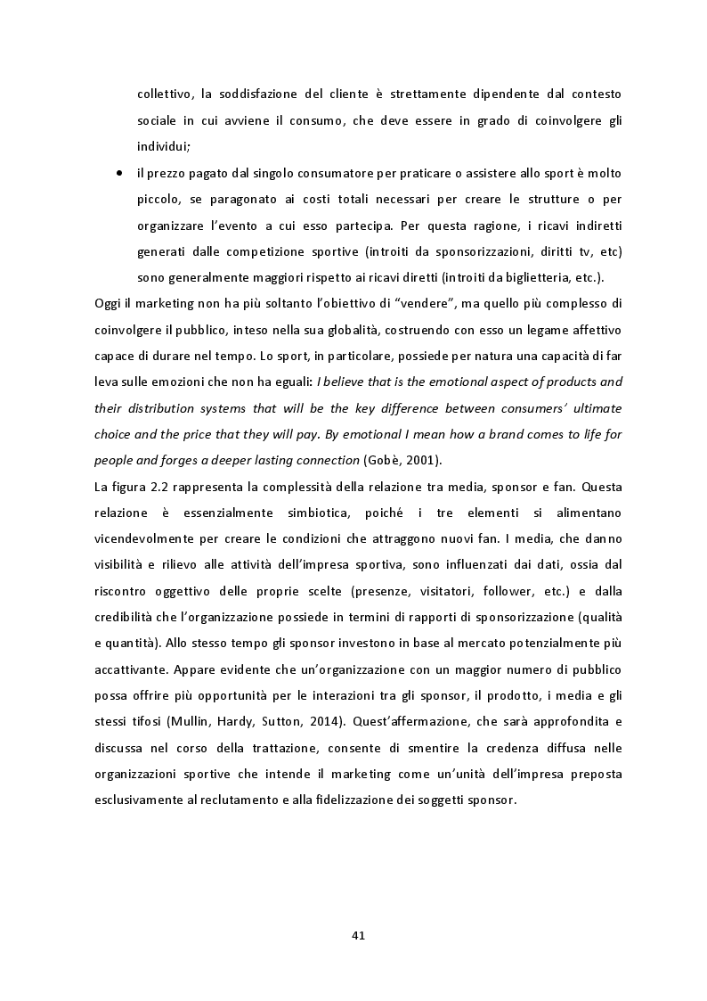 Anteprima della tesi: Prospettive di crescita del Campionato di SuperLega. La necessità di un percorso virtuoso a tre protagonisti: pubblico, società e Lega Pallavolo Serie A, Pagina 8