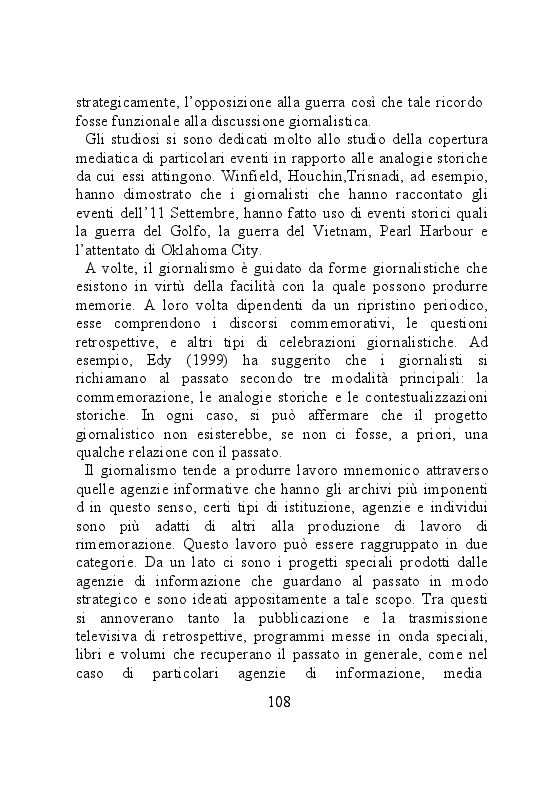 Anteprima della tesi: Carta stampata e memoria pubblica. Analisi delle stragi che hanno cambiato il mondo, Pagina 8