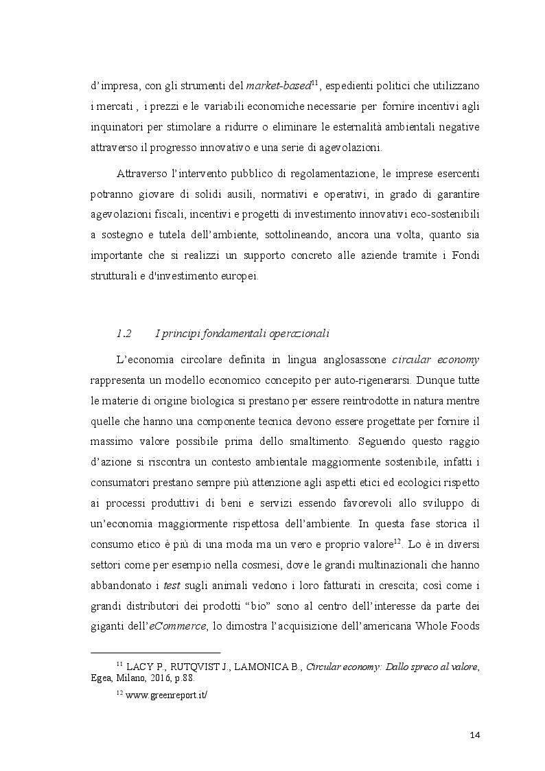 Estratto dalla tesi: Economia circolare: transizione verso un modello di turismo sostenibile