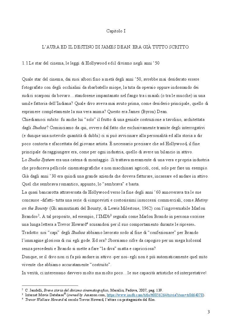 Anteprima della tesi: James Dean: l'uomo, l'attore, il divo, Pagina 5