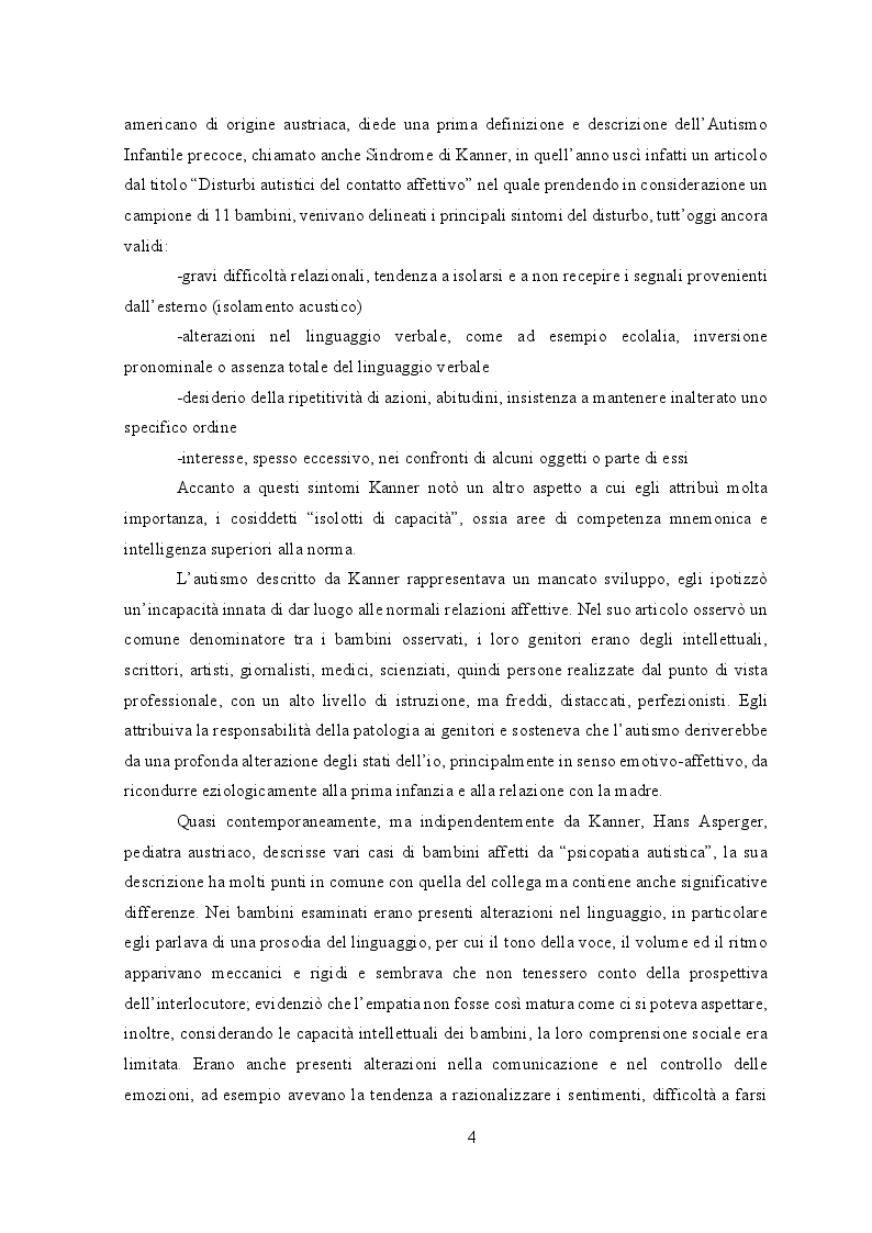 Anteprima della tesi: Il Disturbo dello Spettro Autistico: comunicare nell'incomunicabilità attraverso le immagini, Pagina 3