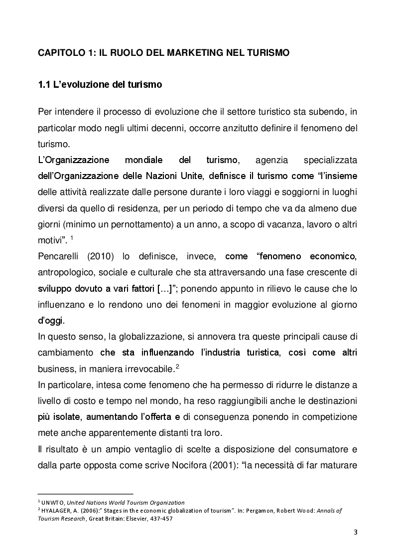 Anteprima della tesi: Il ruolo del brand nel settore turistico, Pagina 4