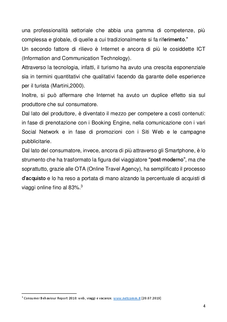 Anteprima della tesi: Il ruolo del brand nel settore turistico, Pagina 5