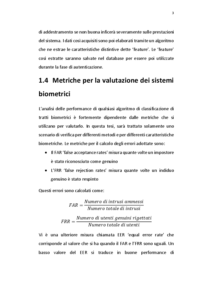 Anteprima della tesi: Verifica dell'identità tramite elettrocardiogramma e impronta digitale, Pagina 4
