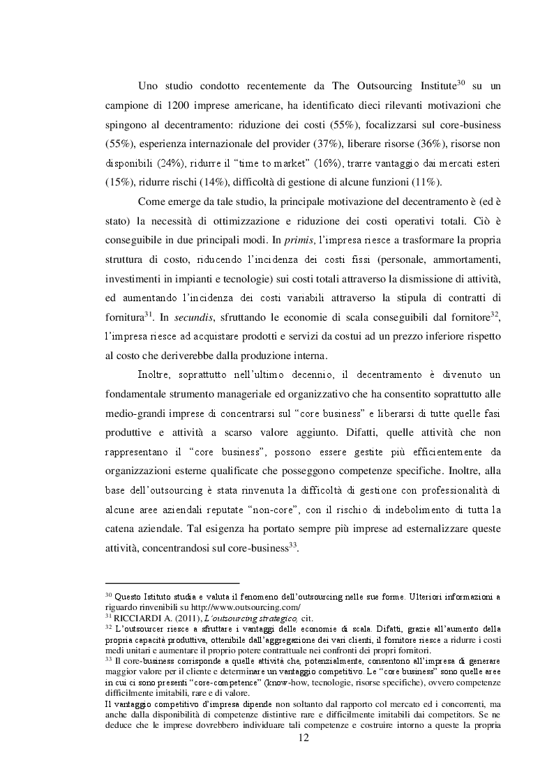 Estratto dalla tesi: Il sistema delle tutele e il regime di responsabilità nei rapporti interpositori